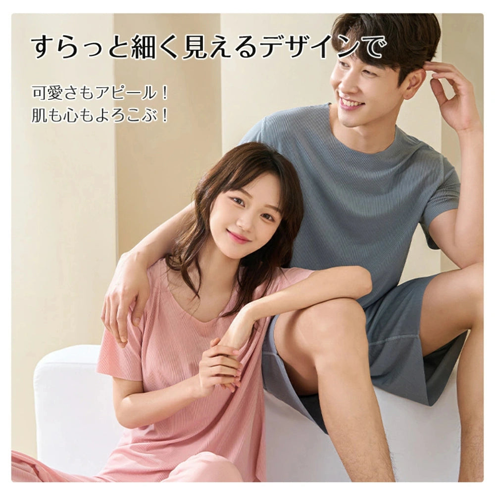 【話題沸騰中】楽冷感パジャマ™|接触冷感|涼感|ひんやり快適