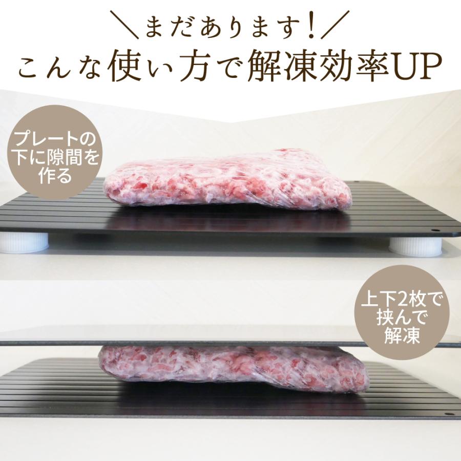 【高純度アルミ製】 楽急速解凍™