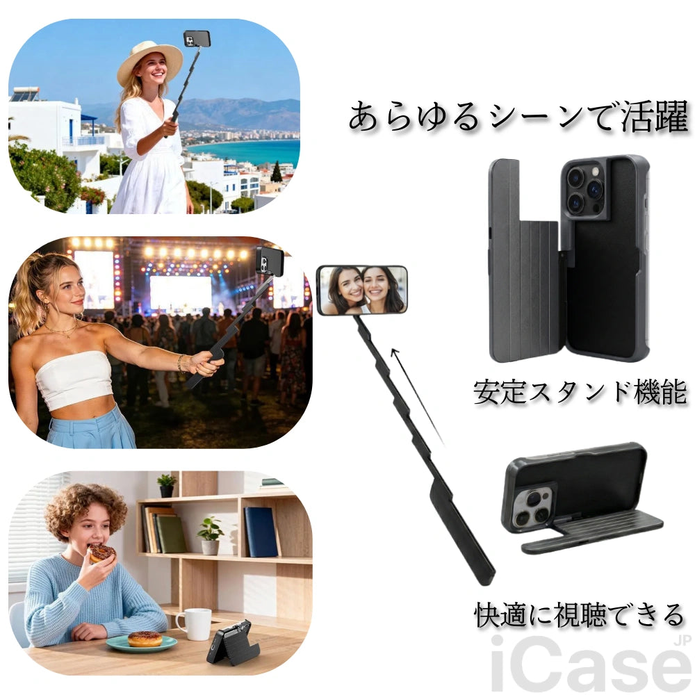 iCase Pro™ 3-in-1【次世代スマホケース】