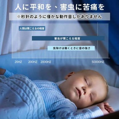【PSE認証済】楽電防虫™｜超音波害虫駆除器